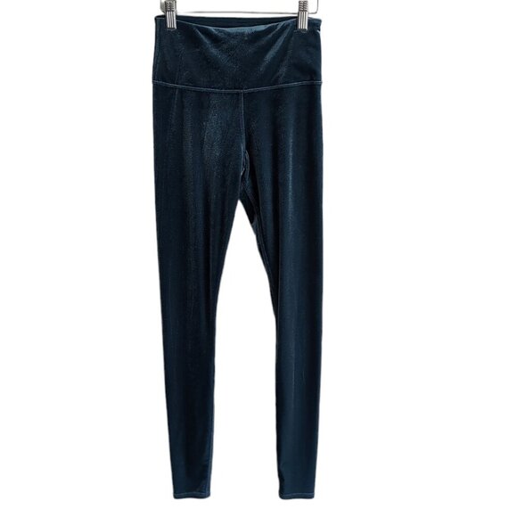 alo Posh High-Waist Velvet Leggings - Picture 2 of 6